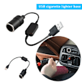 Pikkukuva 1 / 4: 5V USB-uros - 12V naar vrouwelijke auto-adapter
