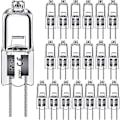Miniatyrbillede 1 af 3: 20 stk. G4 Halogenpære, 20w Dc12v Indendørs Halogen G4 Lampe