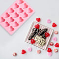 Miniatyrbild 4 av 5: Hjärtformad Isbitbricka, Silikon Isbitformar, Lätt att Lossa Silikon och Flexibel 15 Isbrickor, Använd för Kök, Choklad, Godis, Rosa