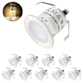 Pikkukuva 4 / 5: Lämmin valkoinen 10 kpl:n pakkaus Mini LED-upotettavia ulkovalaisimia, IP67