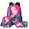 KPop Demon Hunters Ryggsäck Högupplöst Tryck Lätt Ergonomisk 3PKKH0035