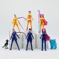 12 stk./sæt Kpop Devil Hunter Figur Sæt Rumi Mira Zoey Tiger Bird Ornament ufeff 8pcs