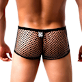Miniatyrbild 3 av 4: Herrunderkläder Sexiga transparenta mesh-boxershorts Mesh