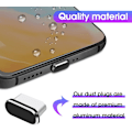 Pikkukuva 5 / 5: 4 kappaletta pölysuojaa, USB Type C -pölysuoja, Type C -pölysuojaporttiliitin useimmille älypuhelimille ja Micro USB Android -malleille_xx