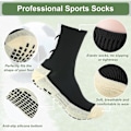 Miniatyrbillede 4 af 7: 2 par Mini Pro fodboldskinnebensskinner - unisex anti-slip fodboldskinnebensskinner - Professionel og begyndervenlig - til fodbold og løb! S(11*6)
