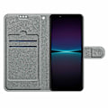 Pikkukuva 2 / 5: Sony Xperia 10 V Korttipidike Puhelinkotelo Jalustalla ja Hihnalla Puu/Auringonlasku null none null