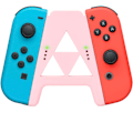 Miniatyrbild 1 av 6: Slide Joy Con Laddningsgrepp för Switch/Switch OLED Portabel Joy Con Laddare Kontroll Komfortgrepp Snabb Laddning Medan Du Spelar (Rosa)_xx