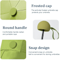Miniatyrbillede 3 af 5: Foldbar paraply, 6-ribs vindstærk Matcha Green