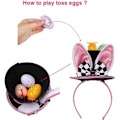 Miniatyrbilde 4 av 5: DIY Påskehatt Hodebånd med 3 Påskeegg Morsomme Mini Topphatt Hodebånd Interaktive Rekvisitter