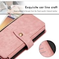 Miniatyrbillede 2 af 5: Samsung Galaxy S23 Etui, Lynlås Flip Læder Rosaguld
