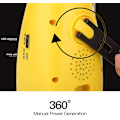 Miniatyrbild 7 av 10: Solcellsdriven Nödradio, Multifunktionell Handvev Solcellsdriven Ficklampa Solcellsdriven LED-ficklampa