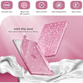 Miniatyrbillede 3 af 4: INFILAND etui til iPad 9. generation 2021/ iPad 8. generation 2020/ iPad 7. generation 2019 10,2 tommer, penholder til børn piger, pink