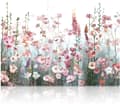 (30x40cm) Måla efter siffror för vuxna Blommor Rosa, färgglada