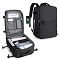 Miniatyrbild 1 av 5: Kabinväska 45x30x16 Underseat Ryggsäck för Flygplan Handbagage Väska Underseat Carry On Ryggsäck Laptop Väska Kvinnor Reseryggsäck med Skofack