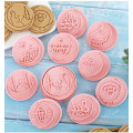 Miniatyrbillede 7 af 9: 10 stk Eid Mubarak Kageudstikker Sæt, SætIslamisk Muslimsk Biscuit Form (Eid-10 stk)