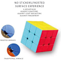 Pikkukuva 2 / 5: Tarraamaton Magic Cube 3x3x3 Puzzlelelu (56mm), Paras Opettavainen Leikki