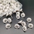 Miniatyrbild 8 av 10: 100 Numrerade Kartnålar Numrerade Kartnålar för Fotoväggsdekoration Anslagstavlor - WELLNGS Black