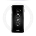 Coque - Audi - Galaxy S9 - Hård - Sort - Logo Svart