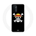 Coque - One Piece - Oppo A54 5G - Blød - Dødningehoved - Sort Svart