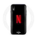 Coque - Netflix - Iphone XR - Blød - Stødbeskyttelse - Sort