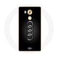 Cover til Huawei Mate 8 Audi Logo hubdæksel sort baggrund