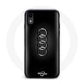 Coque - Audi - Iphone XR - Blød - Sort - Logo