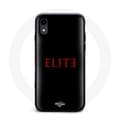 Coque - Elite - Iphone XR - Rød Logo - Blød - Sort röd svart