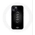 "Coque - Maniacase - Iphone 14 - Audi-logotyp - Svart - Hård" Svart