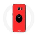 Coque - Samsung - Galaxy S7 - Mjuk - Röd - Squid Game mask cirkel