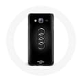 Coque för Samsung Galaxy J7 2016 Audi-logotyp navkapsel svart bakgrund