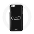 Coque Maniacase til Iphone 5 Squid game kort Sort - svart