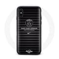 Coque - Paris Saint-Germain - Iphone XS Max - Svart - PSG-logotyp - Mjuk