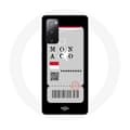 Samsung Galaxy S20 FE - Lentolippu Monaco -kuori