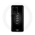Cover - Audi - Samsung Galaxy S20 Ultra - Hård - Sort - Beskyttelse Svart