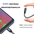 Miniatyrbillede 2 af 4: USB Type C-kabel [1/2M pakke] USB C-opladerkabel