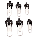 Miniatyrbild 1 av 8: 6st Instant Zipper Universal Instant Fix Zipper Repair Replace Black