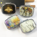 Miniatyrbild 3 av 8: Bärbar Pillbox Smyckeskrin Case Multifunktion A