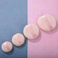 Miniatyrbild 3 av 5: 1 ST Mjuk ansiktsskönhetssvamp Puff Pads Face Foundation Cosmet Apricot 70 x 16mm
