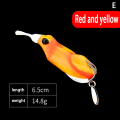 Miniatyrbild 1 av 8: Den nya åskgrodan lure sub-bete bete mjukt bete svart fisk r color E