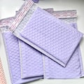 Miniatyrbild 3 av 8: 10st 13*18cm Lila Bubble Mailers Frakt Utskick Vadderad väska