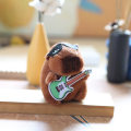 Miniatyrbild 1 av 8: e Gitarr Capybara Plyschleksak Tecknad Marsvinshänge Soft Stu Green