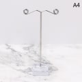 Miniatyrbild 1 av 5: Metallsmycke Display Stativ Svart Klar Akryl Stud Örhänge Ho Clear L