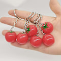 Miniatyrbild 2 av 5: 1 ST Simulation Tomato Key Chain Resin Tomat Key Chain Bag Pen