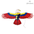 Miniatyrbild 1 av 8: (Endast drakar) Minidrakar som flyger för barn 3d pocket drakdynam A5