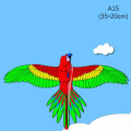 Miniatyrbild 1 av 8: (Endast drakar) Minidrakar som flyger för barn 3d pocket drakdynam A15