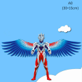 Miniatyrbild 1 av 8: (Endast drakar) Minidrakar som flyger för barn 3d pocket drakdynam A8