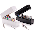 Miniatyrbild 3 av 5: 30 Hål Spikborr Slipning Bits Box Container Förvaring Nail Art White