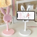Miniatyrbild 2 av 8: Rosa telefonhållare Stationär mobiltelefonställ för smartphonejustering black
