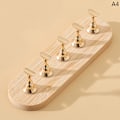 Miniatyrbild 8 av 8: Magnetisk Nagelhållare Trä Display Stativ False Nail Tips Polis A2