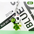 Miniatyrbild 1 av 5: Kawaii Helmet Sea Turtle Keychain e Animal Plush Keychain Chil 03